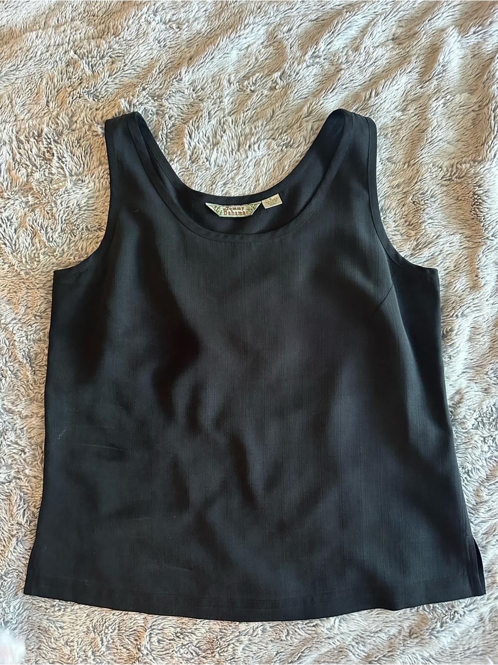 Tommy Bahama Black Silk Tank